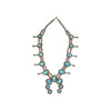Navajo Turquoise Squash Blossom, Jewelry, Squash Blossom, Native