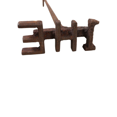 "1 H E" Branding Iron, Western, Other, Branding Iron