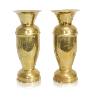 Pair of Trench Art Vases, Furnishings, Decor, Trench Art