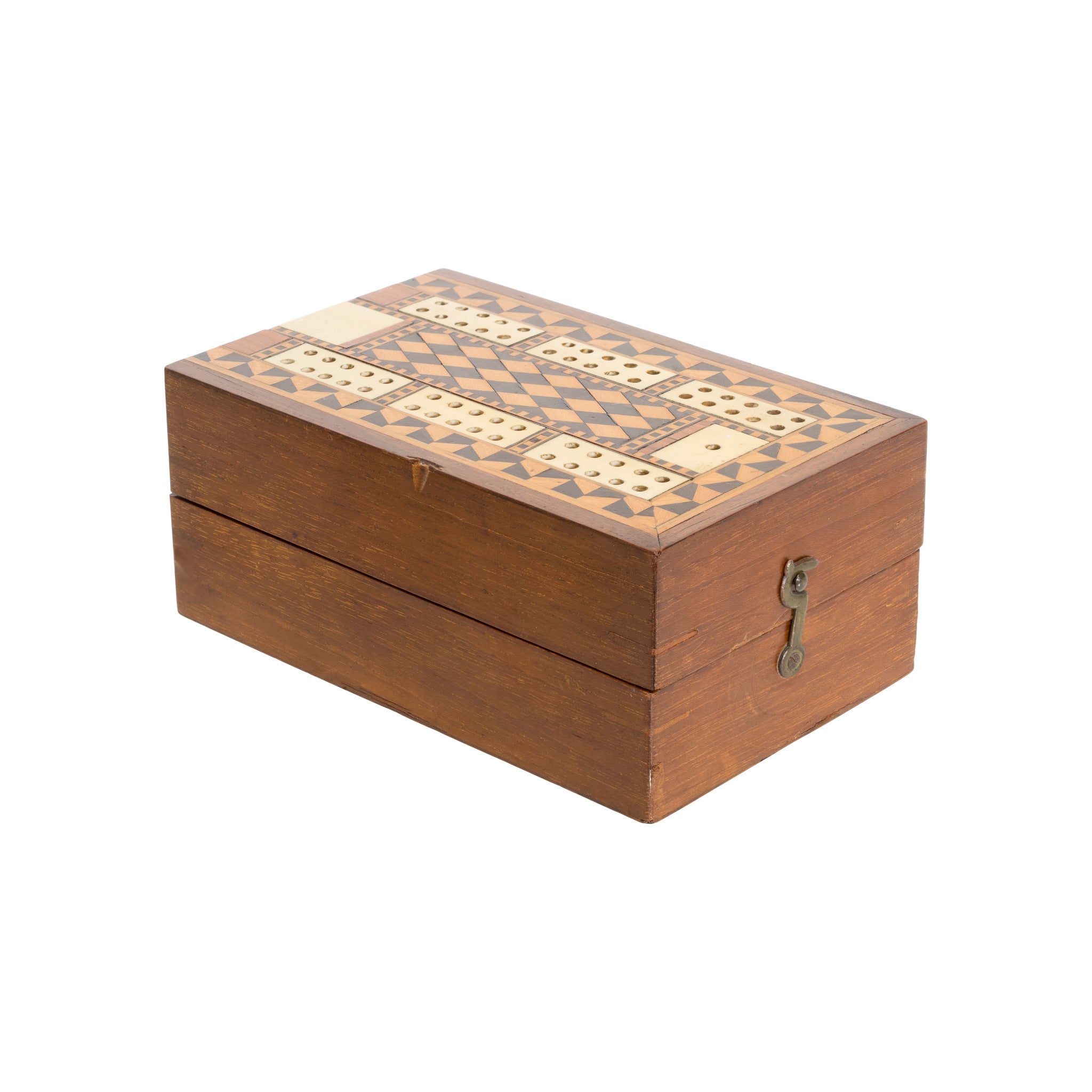 Marquetry Cribbage Box