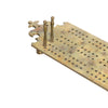 Brass Cribbage Board