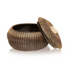 Alaskan Baleen Basket, Native, Basketry, Vertical