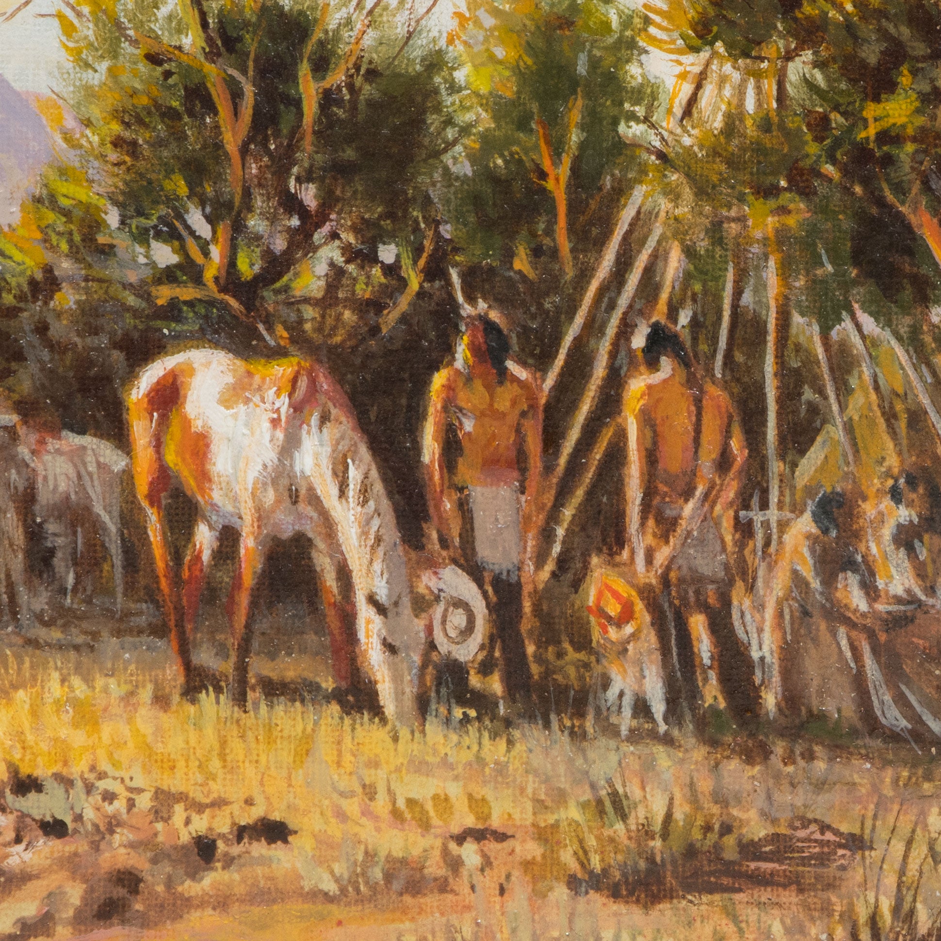 Moving Camp by Russ Vickers