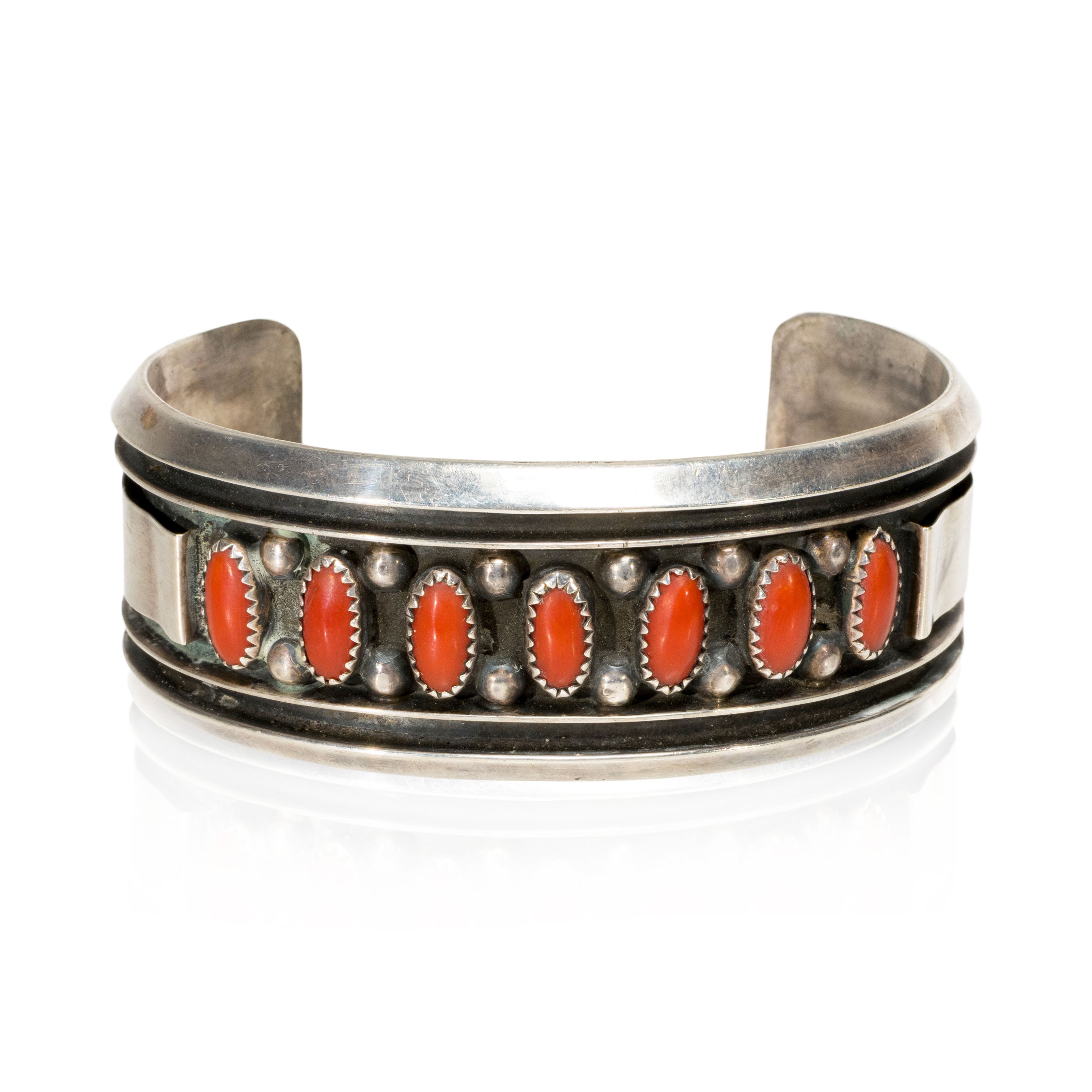 Navajo Coral Bracelet, Jewelry, Bracelet, Native