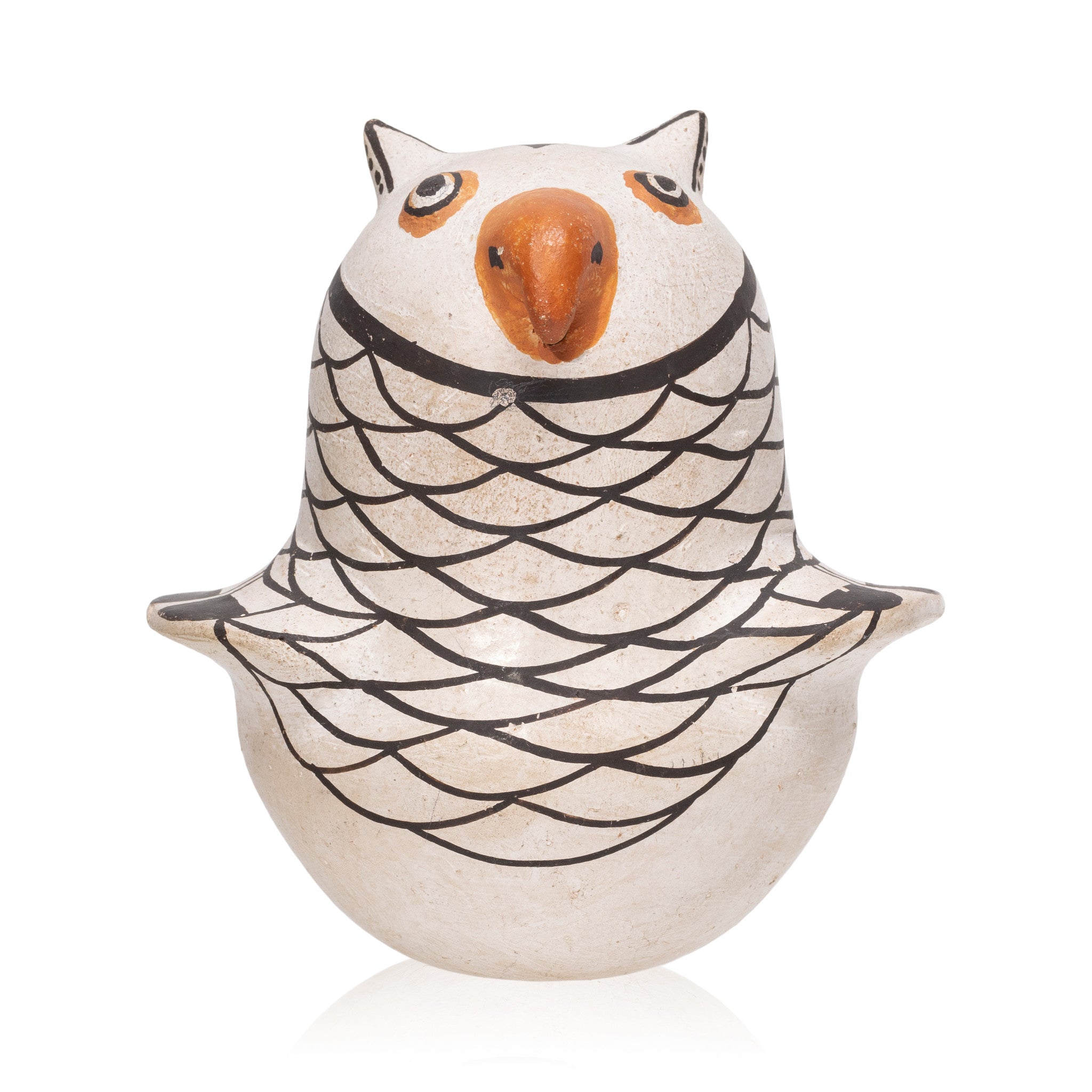 Acoma Pottery Owl, Native, Pottery, Historic