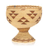 Karuk Pedestal Basket, Native, Basketry, Vertical