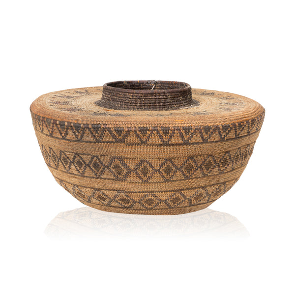 Kawaiisu Bottleneck Basket, Native, Basketry, Bottle Basket