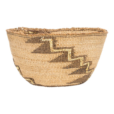 Klamath Hat Basket, Native, Basketry, Vertical