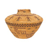 Yokuts Bottleneck Basket, Native, Basketry, Bottle Basket