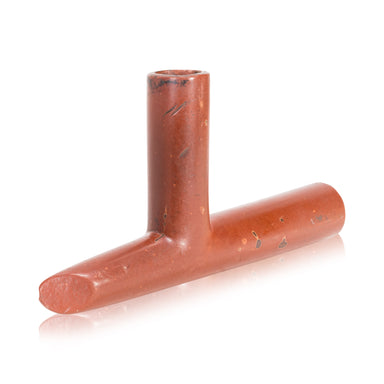 Lakota Sioux T Pipe, Native, Pipe, Catlinite