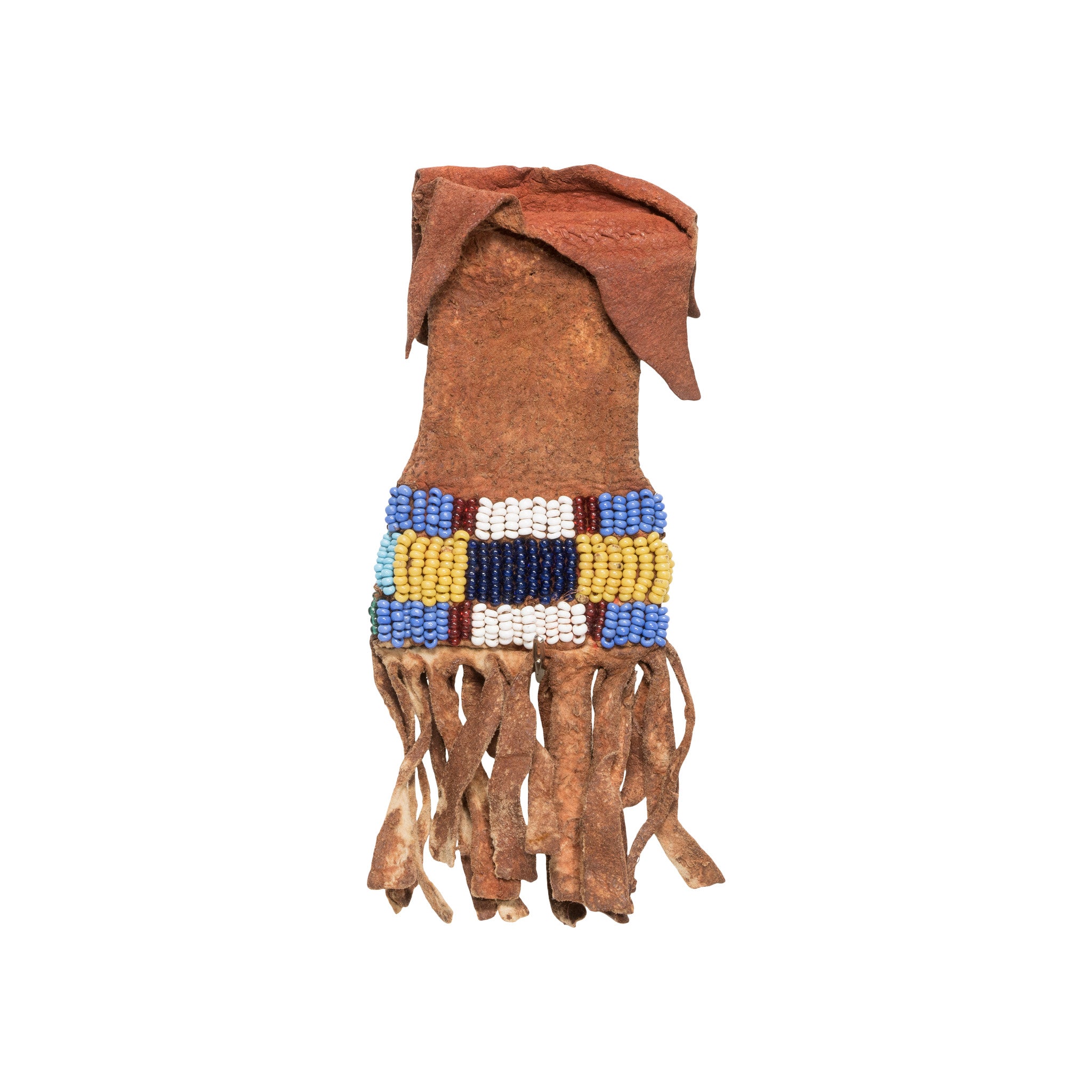 Northern Plains Beaded Paint Bag, Native, Bag, Other