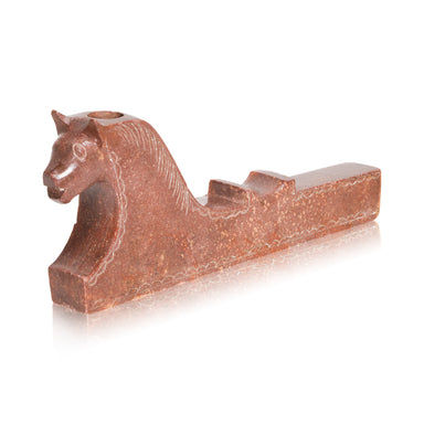Sioux Horse Catlinite Pipe, Native, Pipe, Catlinite