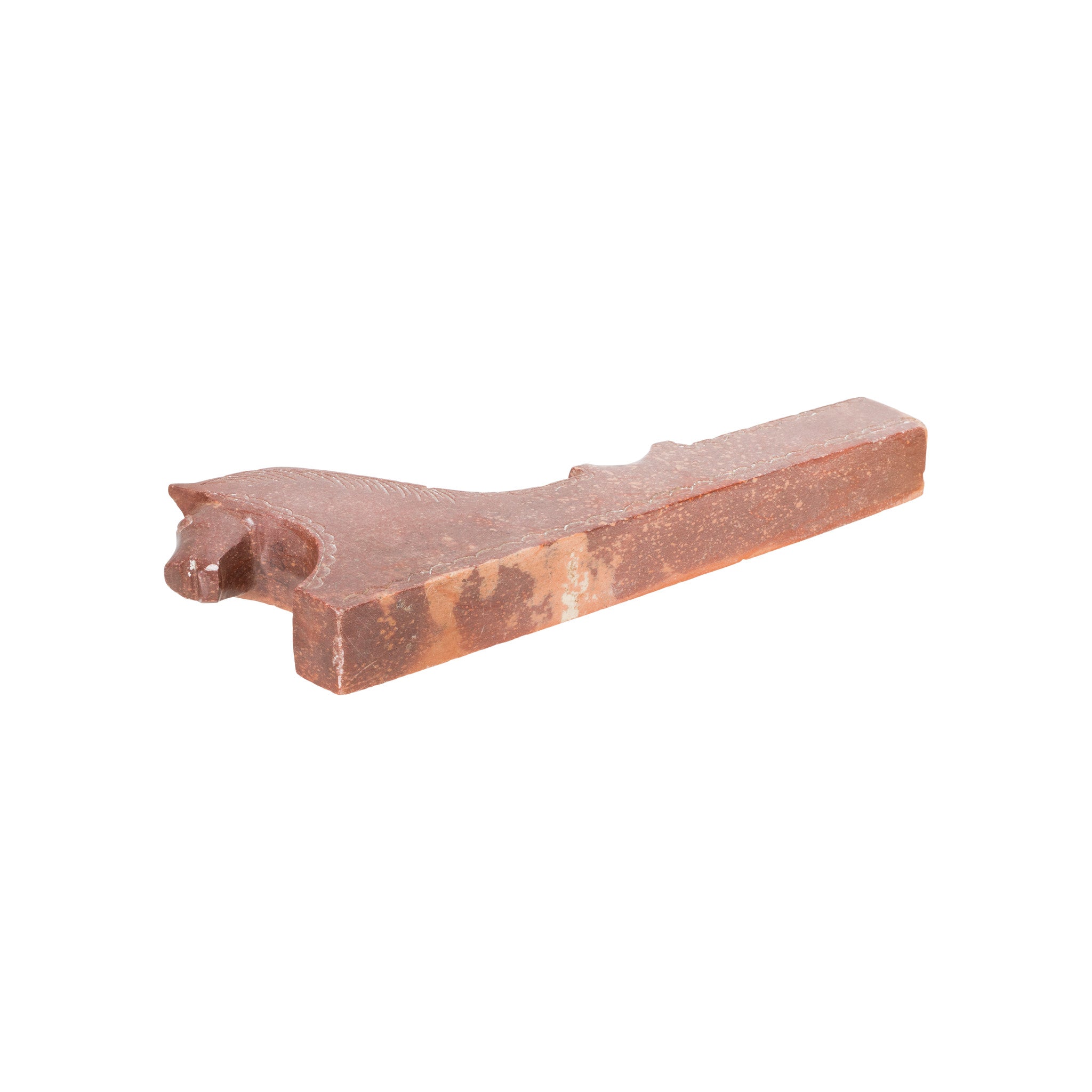 Sioux Horse Catlinite Pipe