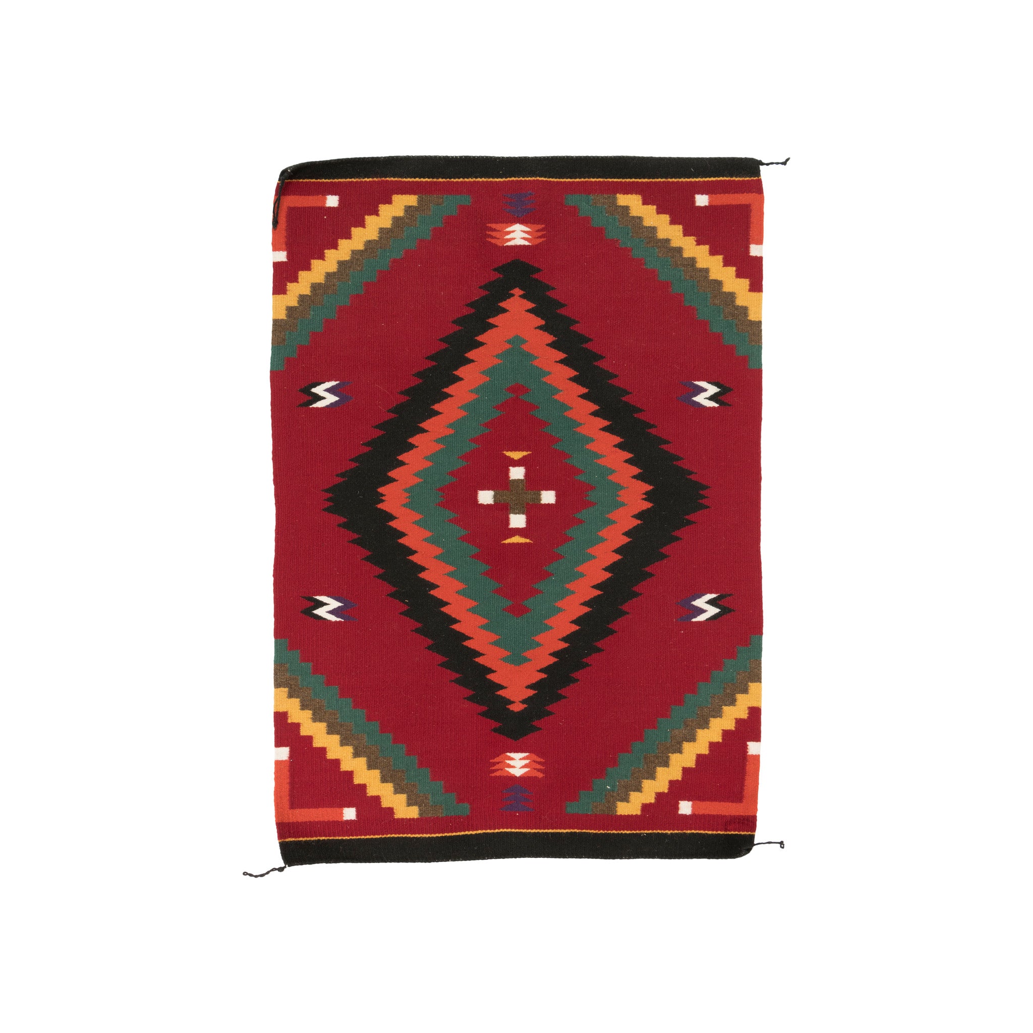 Navajo Germantown Sampler, Native, Weaving, Floor Rug