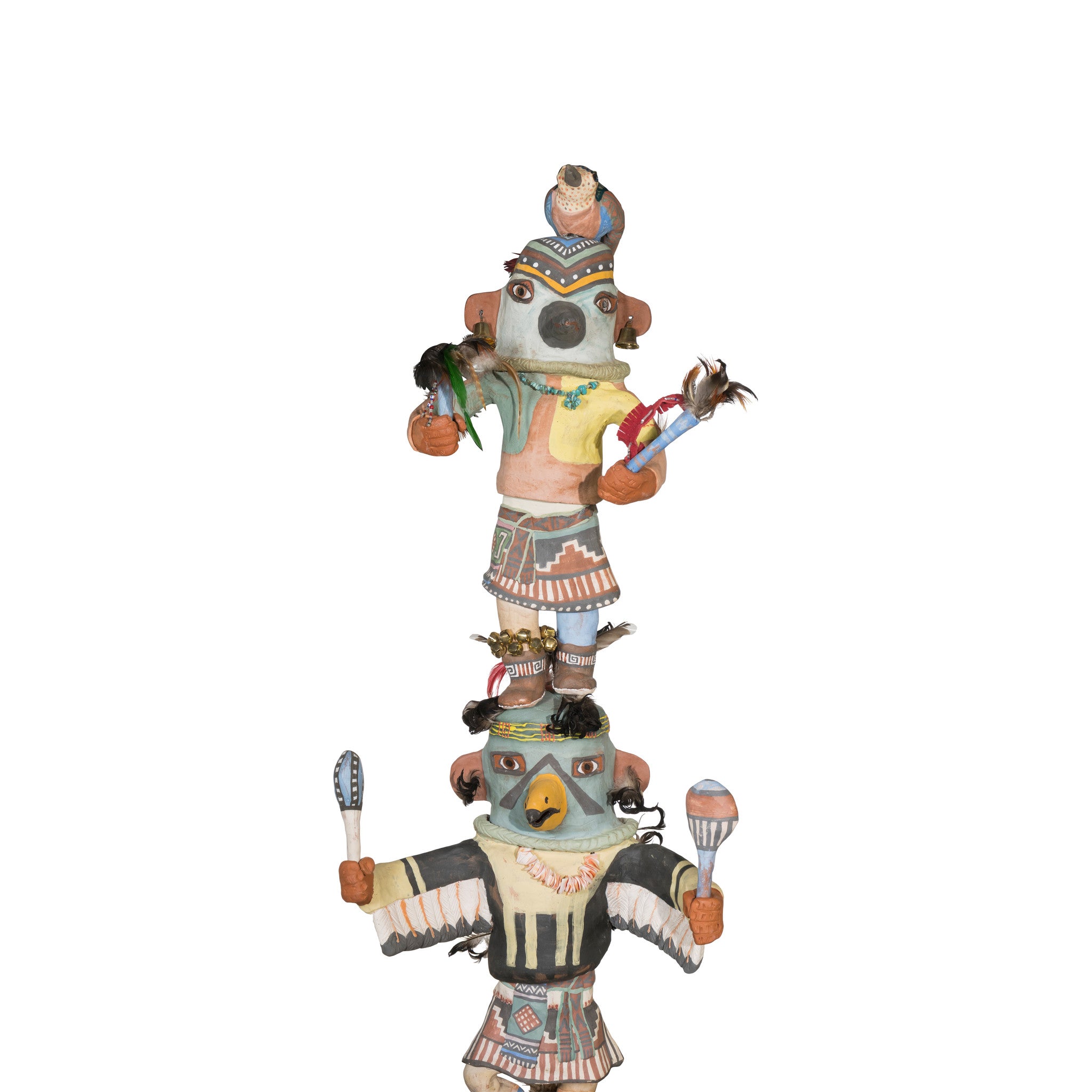 Kwahu Eagle Kachina Totem