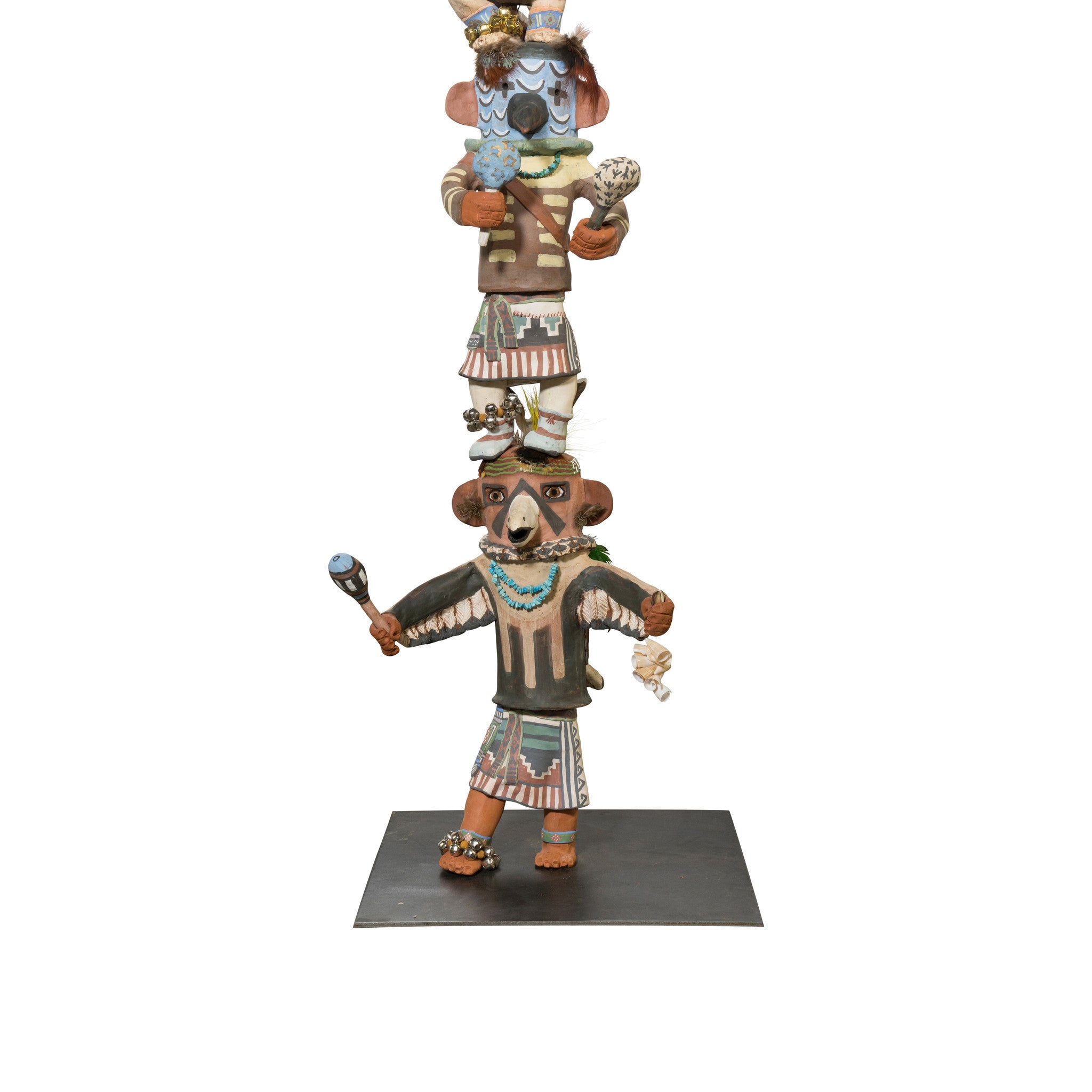 Kwahu Eagle Kachina Totem