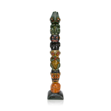 Whimsical Folk Art Totem, Native, Inspired Art, Totem