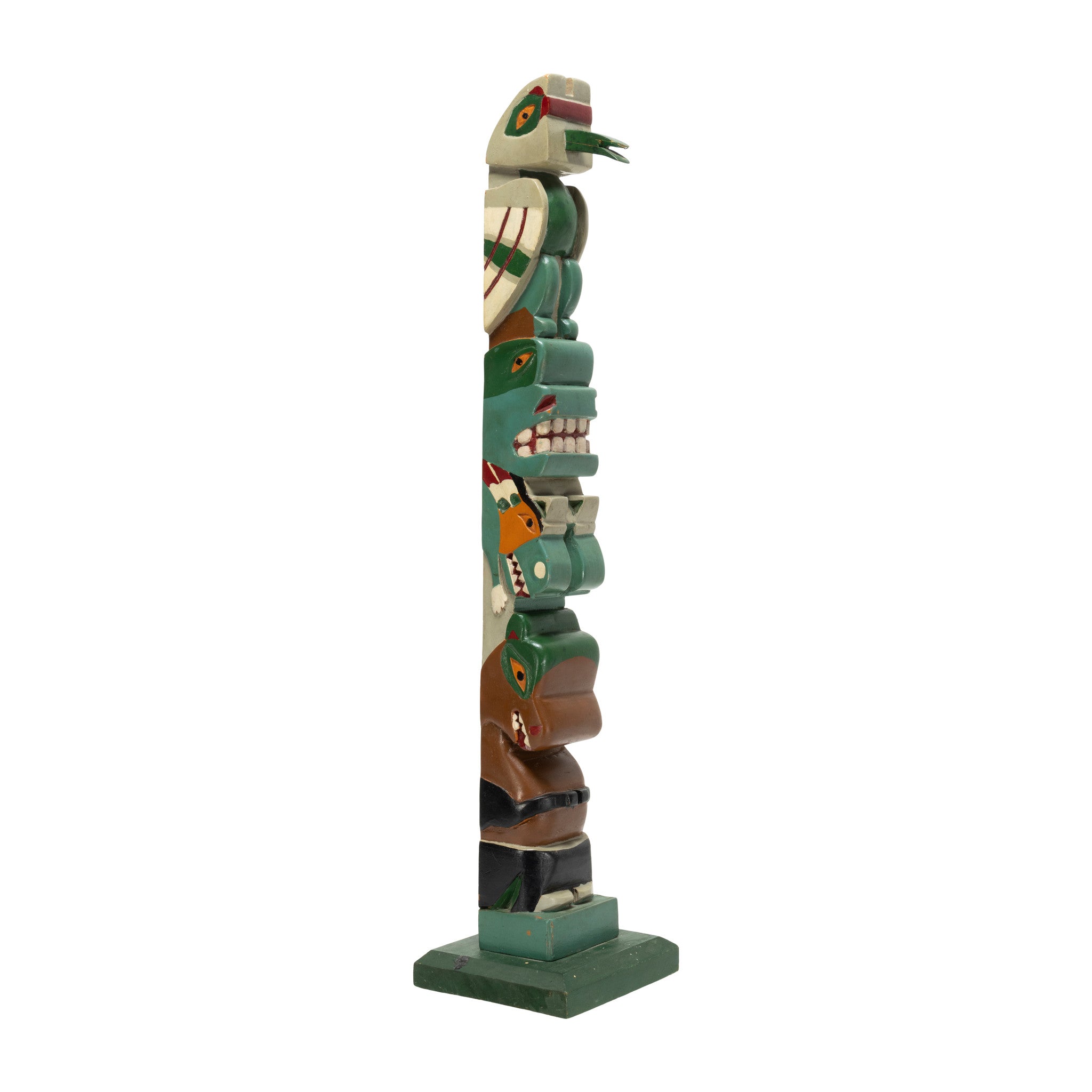 Coast Salish Totem by Wesley Dick