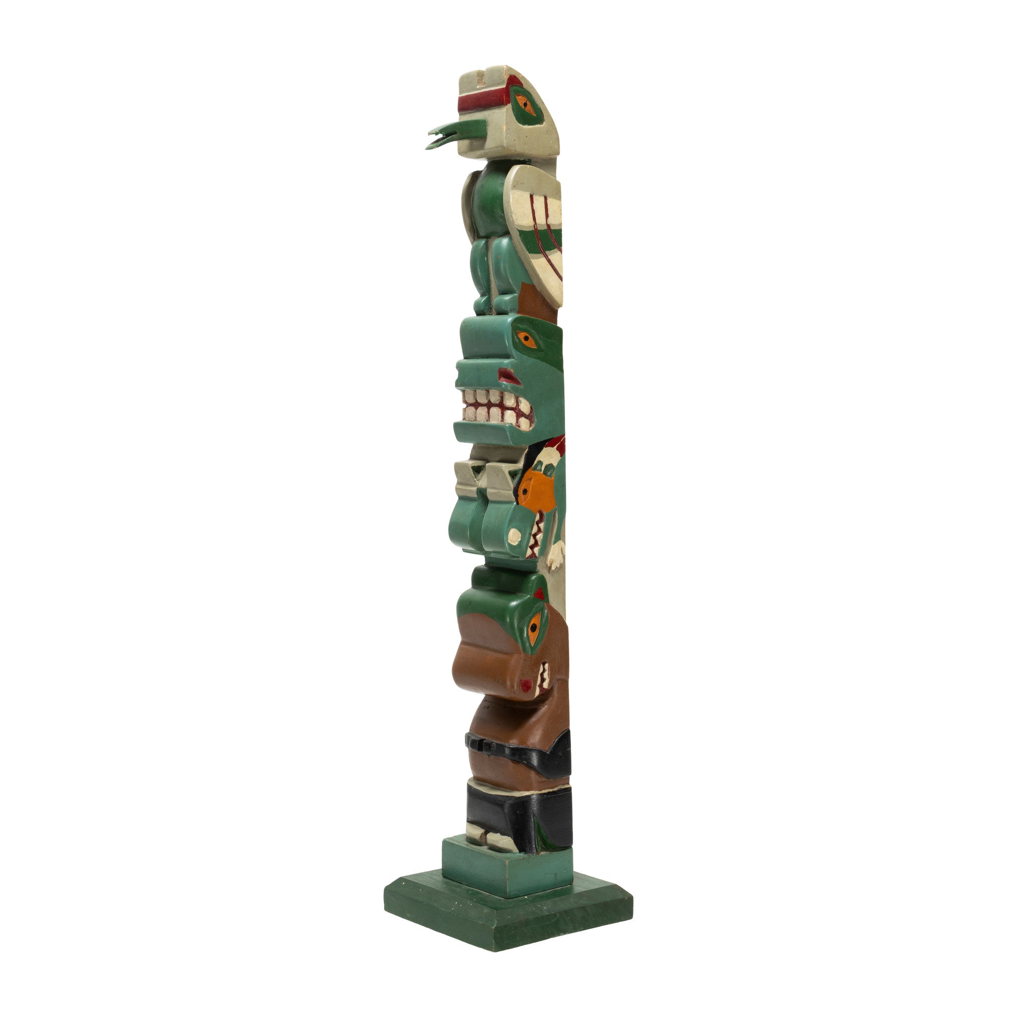 Coast Salish Totem by Wesley Dick