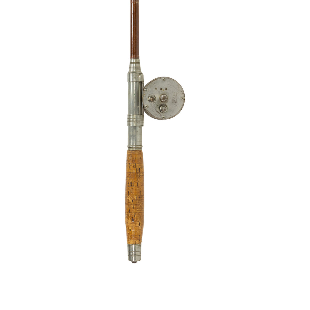 antique wooden fishing rod and reel Early Bait Casting Rod and Reel — Cisco's Gallery