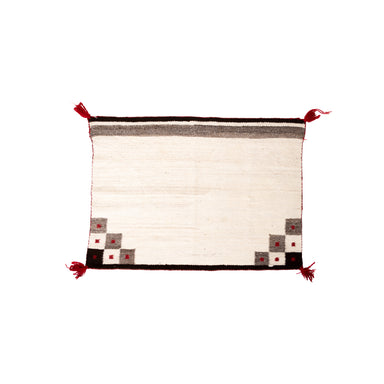 Navajo Crystal Single Saddle, Native, Weaving, Single Saddle Blanket