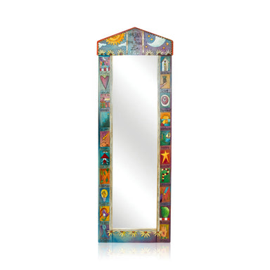 Sticks Furniture Folk Art Mirror, Furnishings, Decor, Mirror
