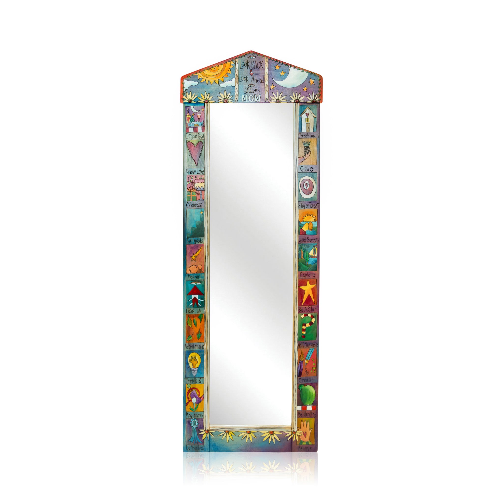 Sticks Furniture Folk Art Mirror, Furnishings, Decor, Mirror