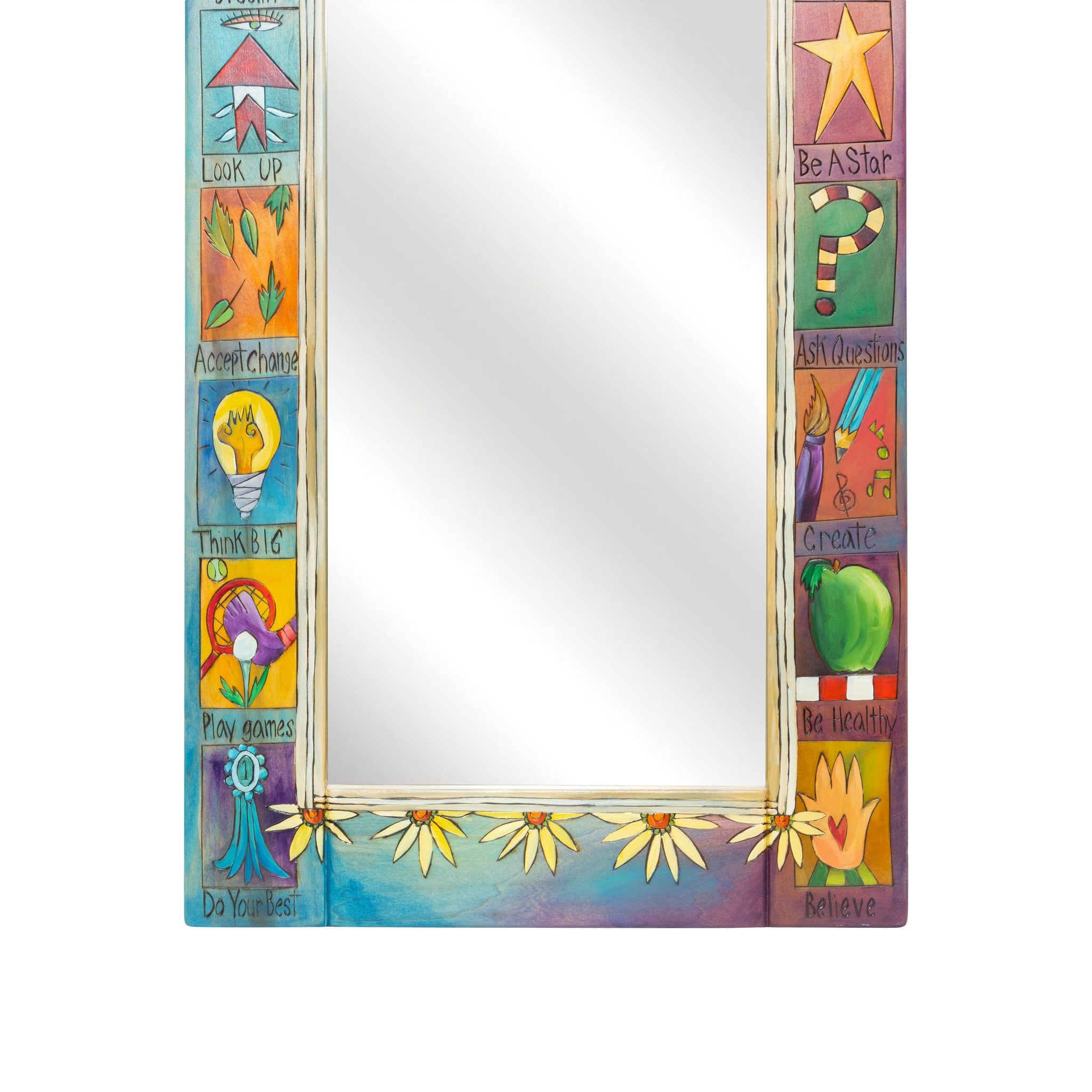 Sticks Furniture Folk Art Mirror