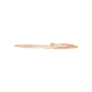 Inuit Figurative Letter Opener, Native, Carving, Ivory