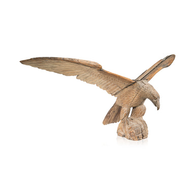 Monumental Pilot House Wood Eagle, Furnishings, Decor, Carving