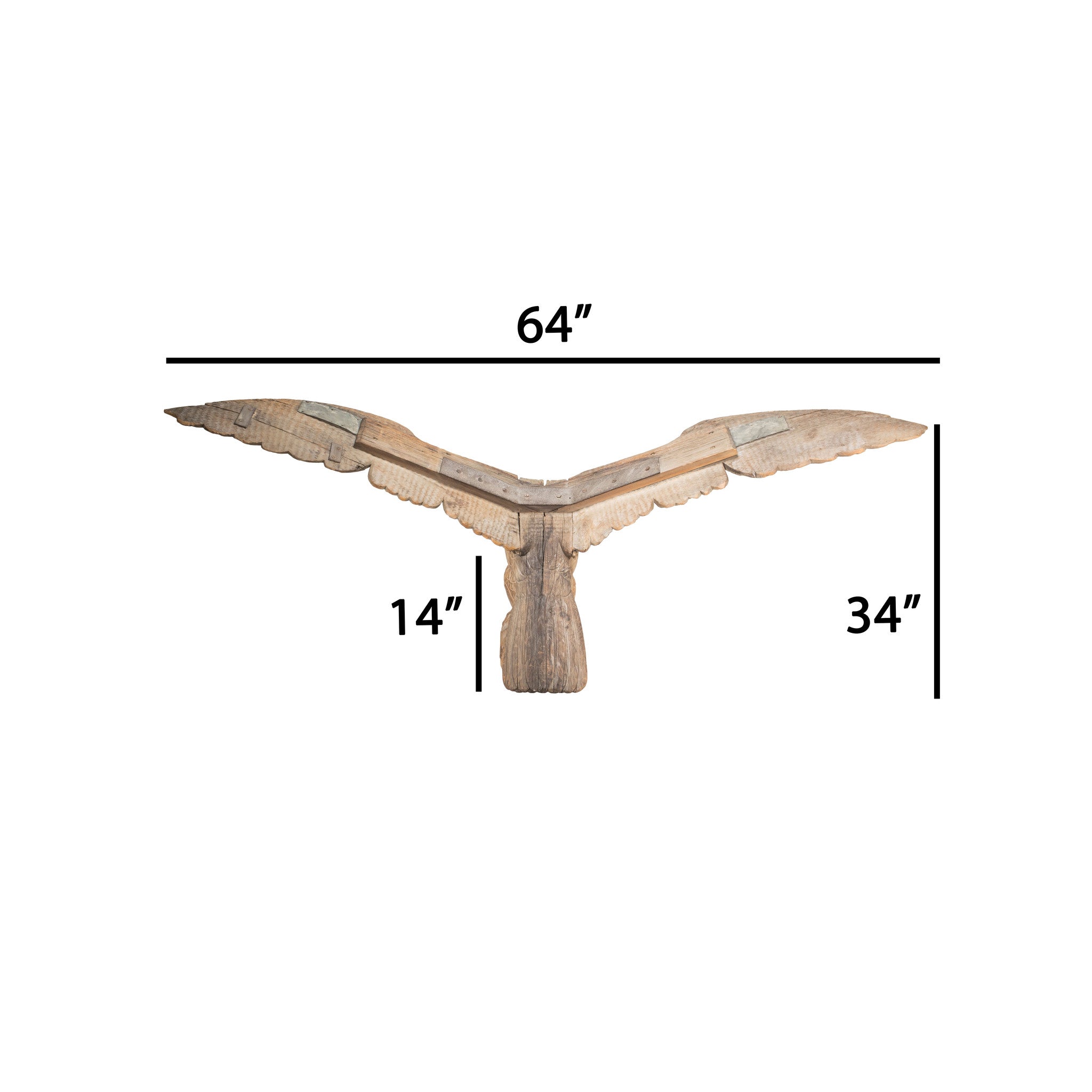 Monumental Pilot House Wood Eagle