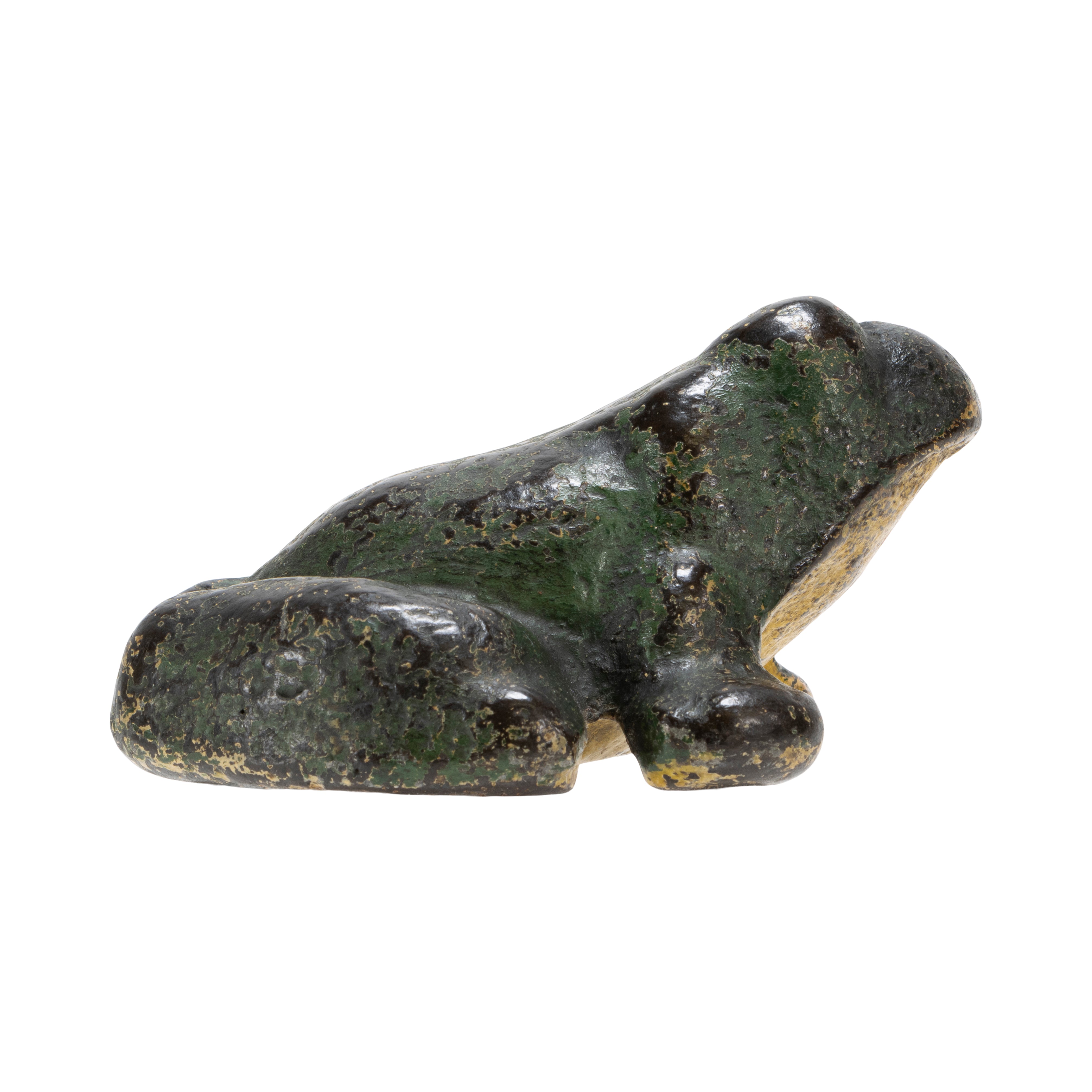 Cast Iron Garden Frog, Furnishings, Decor, Folk Item