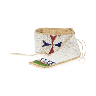 Child's Sioux Beaded Blanket Strip, Native, Accessory, Blanket Strip