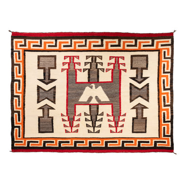 Navajo Crystal Pictorial, Native, Weaving, Floor Rug