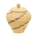 Inuit Lidded Basket, Native, Basketry, Vertical