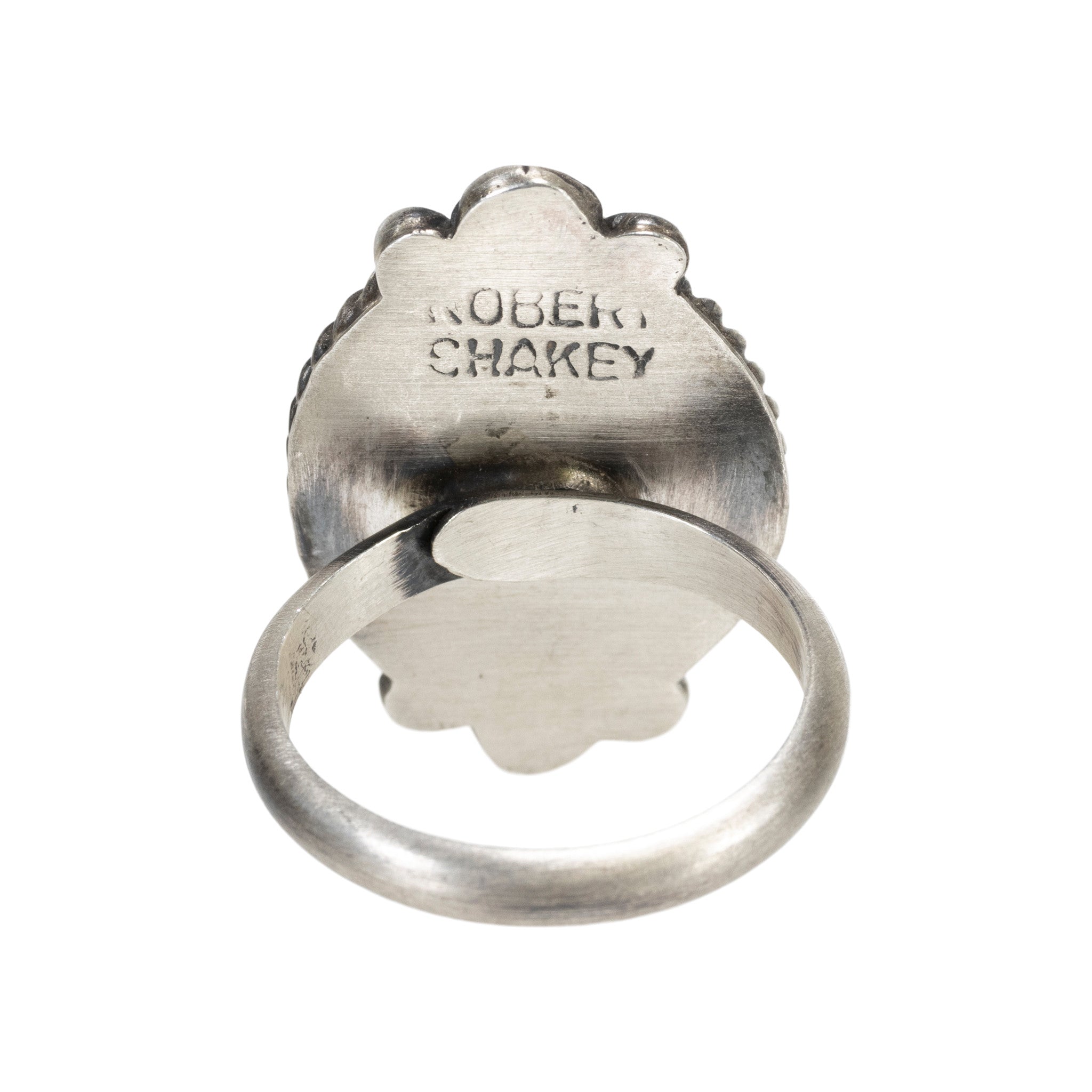 White Buffalo Turquoise Ring