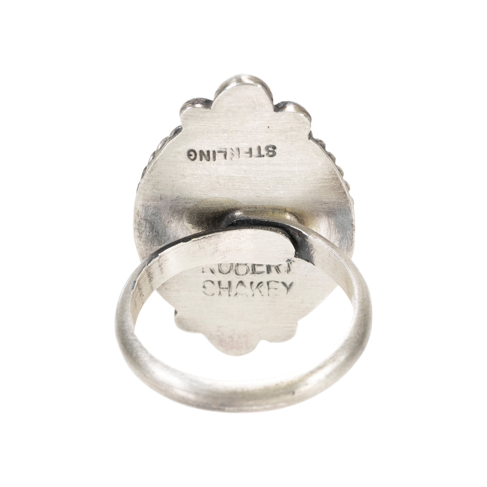 White Buffalo Turquoise Ring