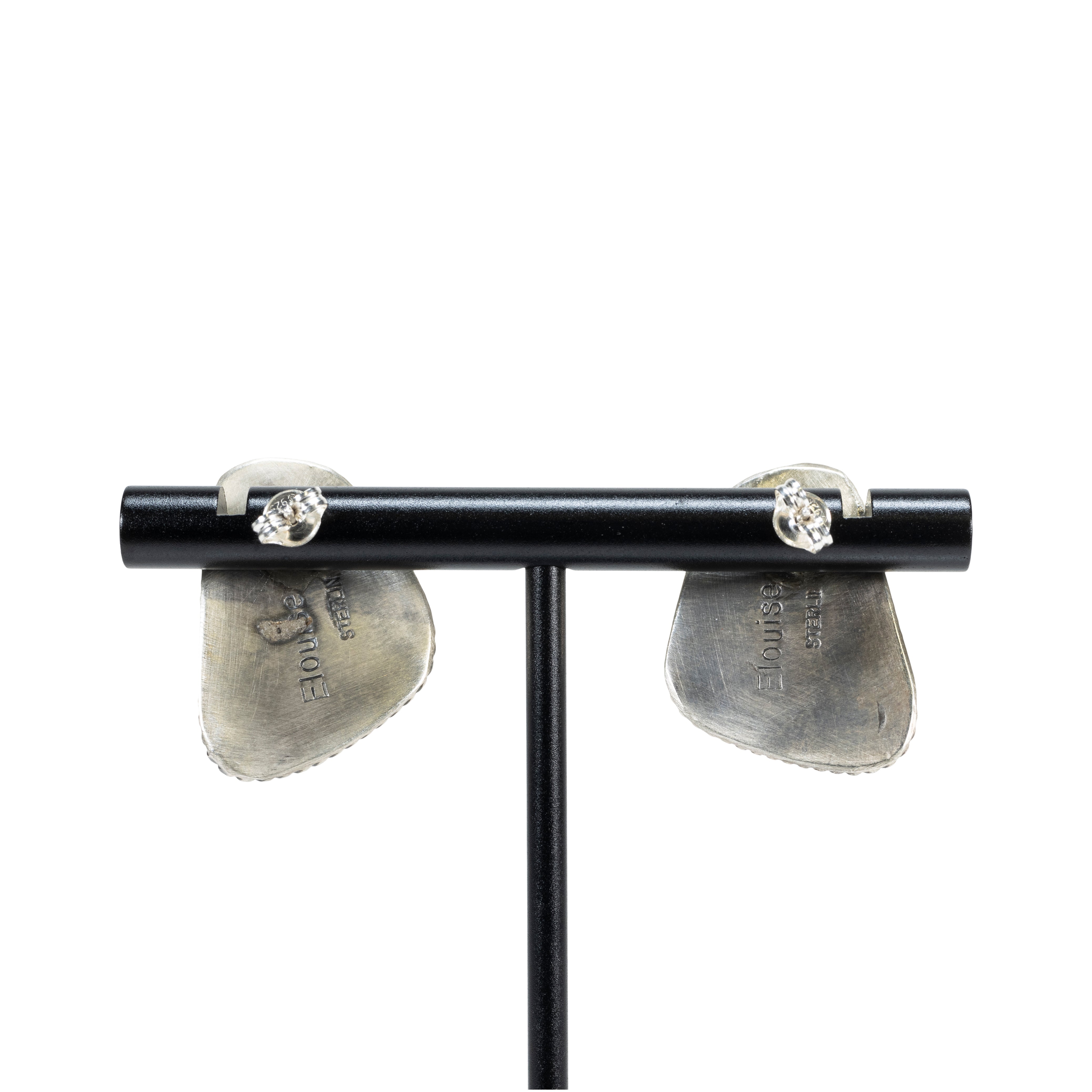 White Buffalo Turqouise Earrings