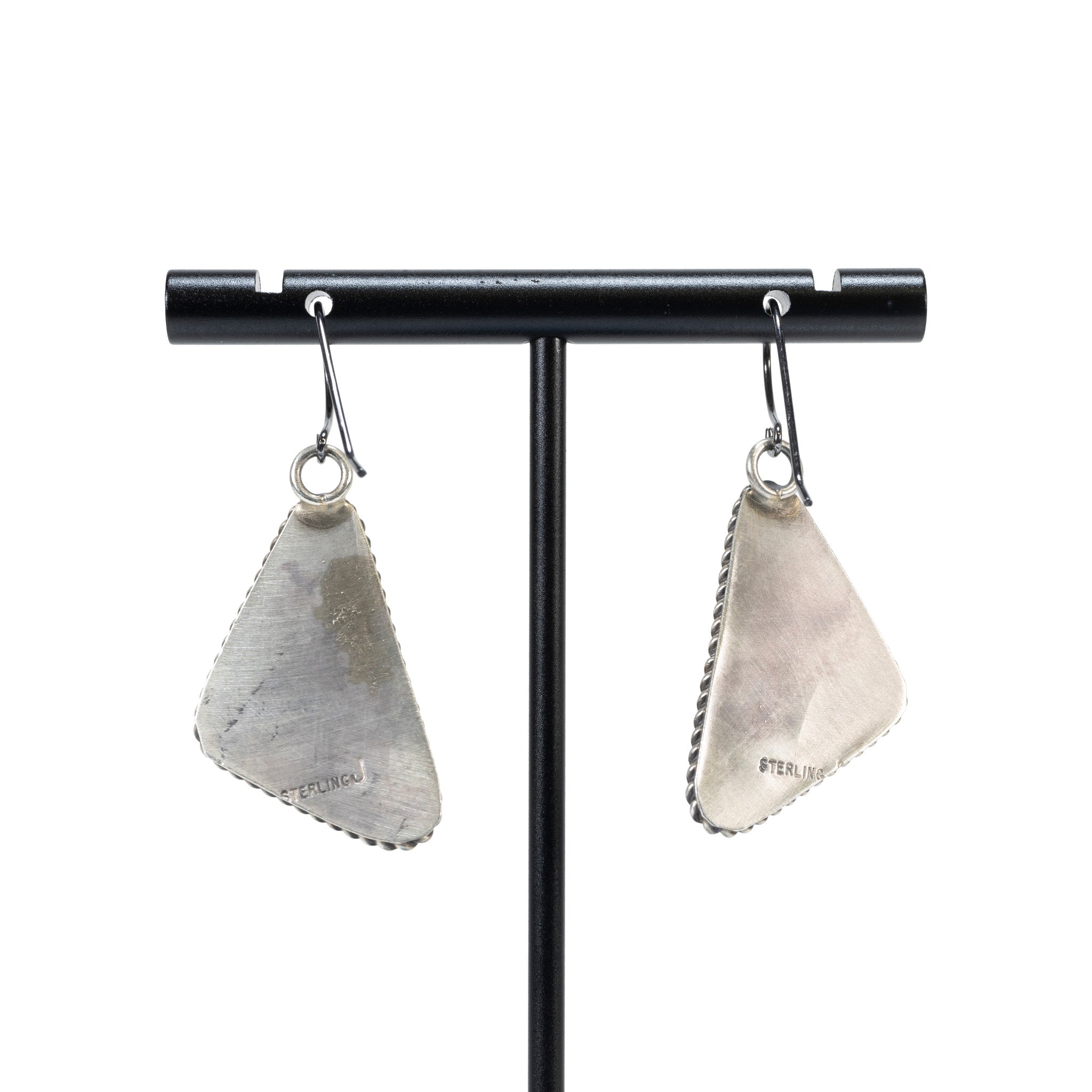 White Buffalo Turquoise Earrings