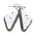 White Buffalo Turquoise Earrings, Jewelry, Earrings, Native