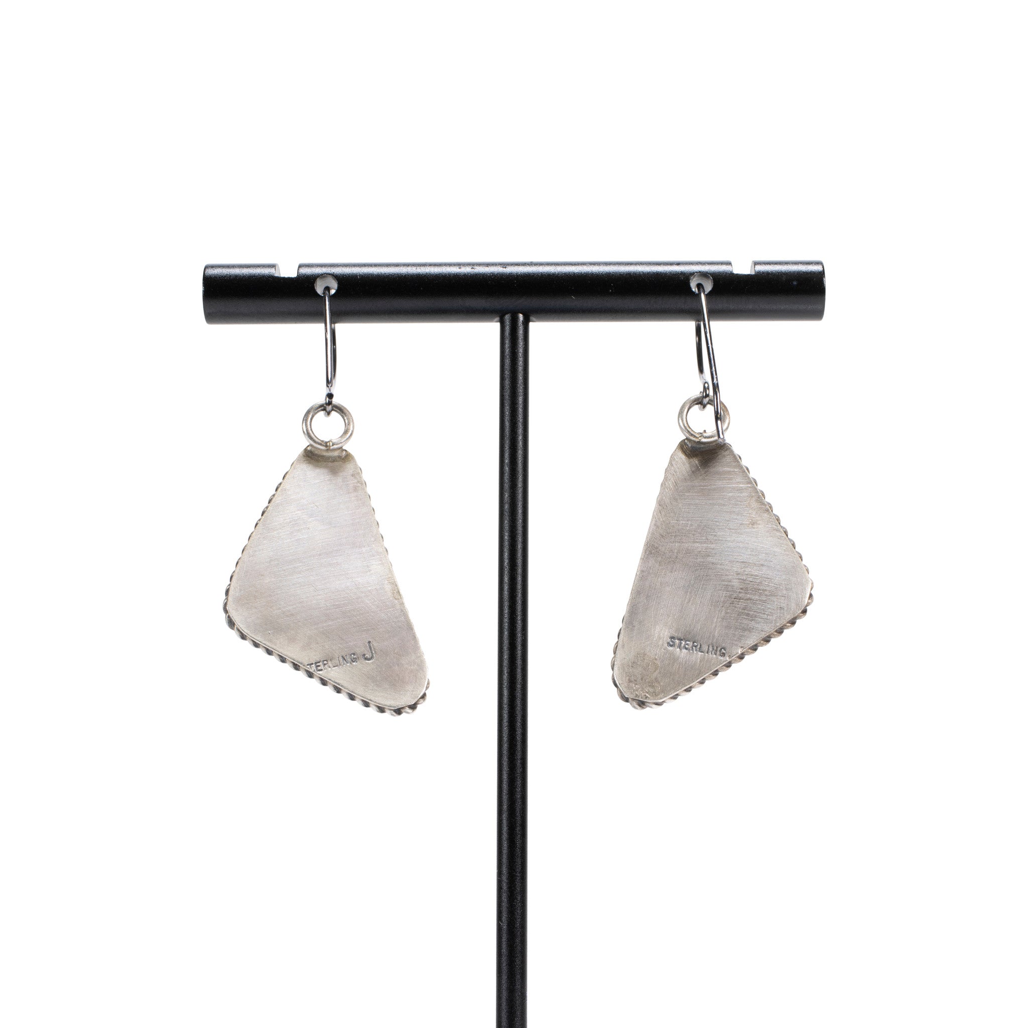 White Buffalo Turquoise Earrings