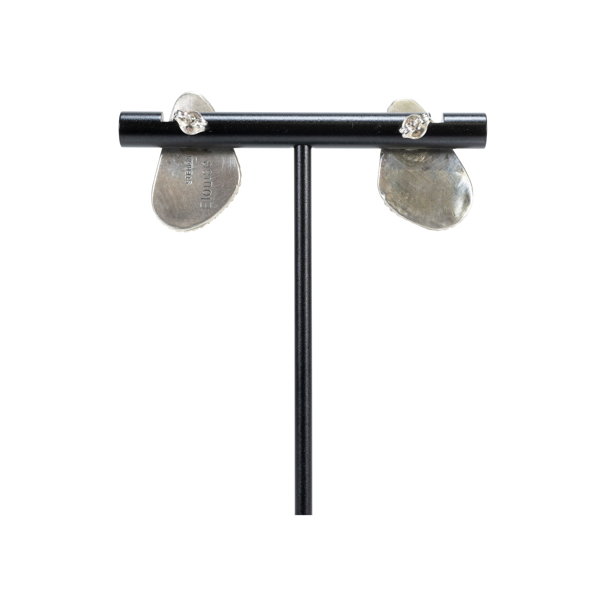 White Buffalo Turquoise Earrings