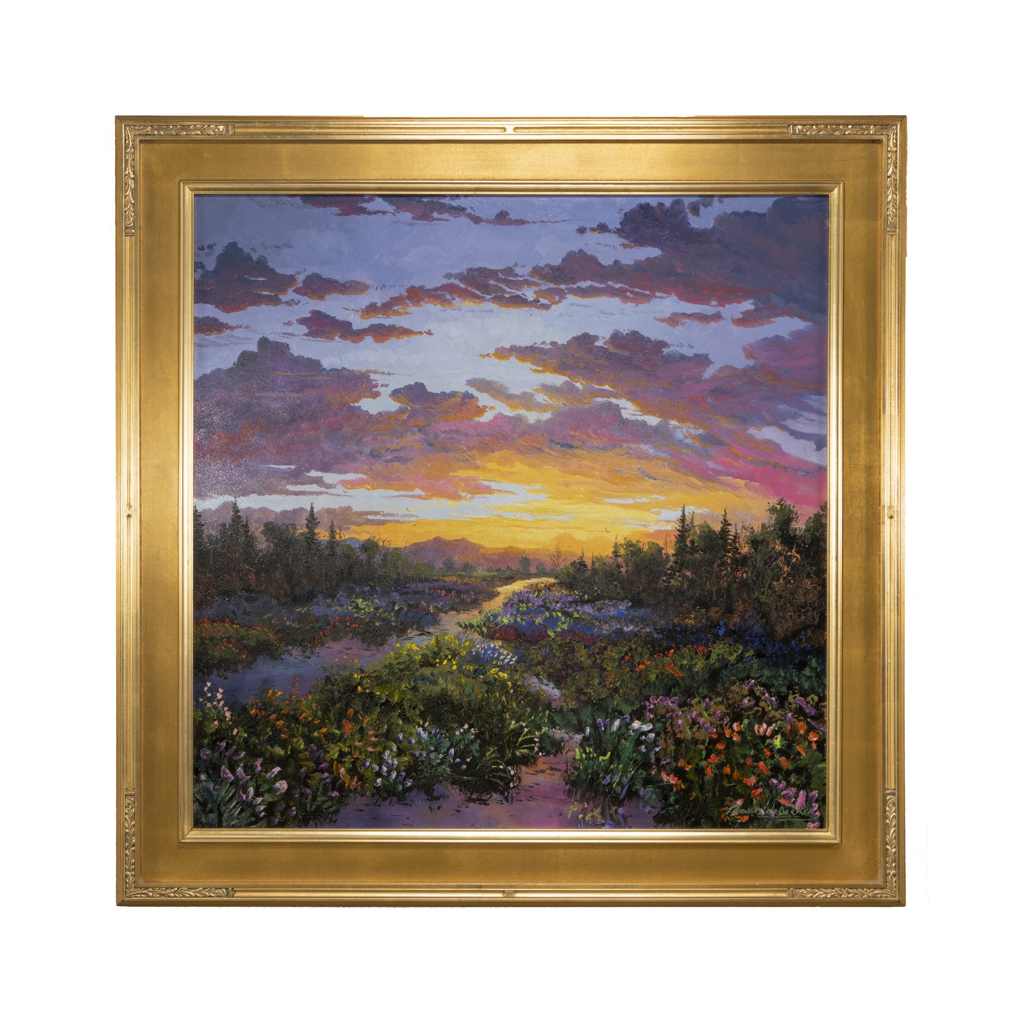 Floral Sunset by Thomas deDecker