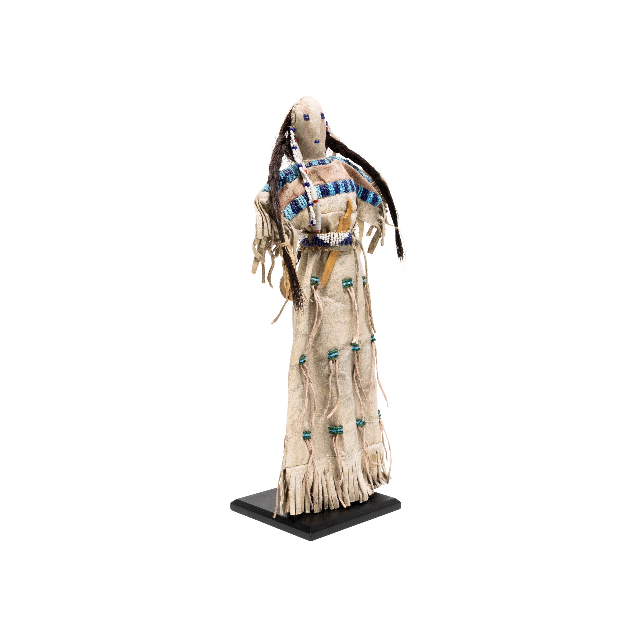 Sioux Hide Beaded Doll