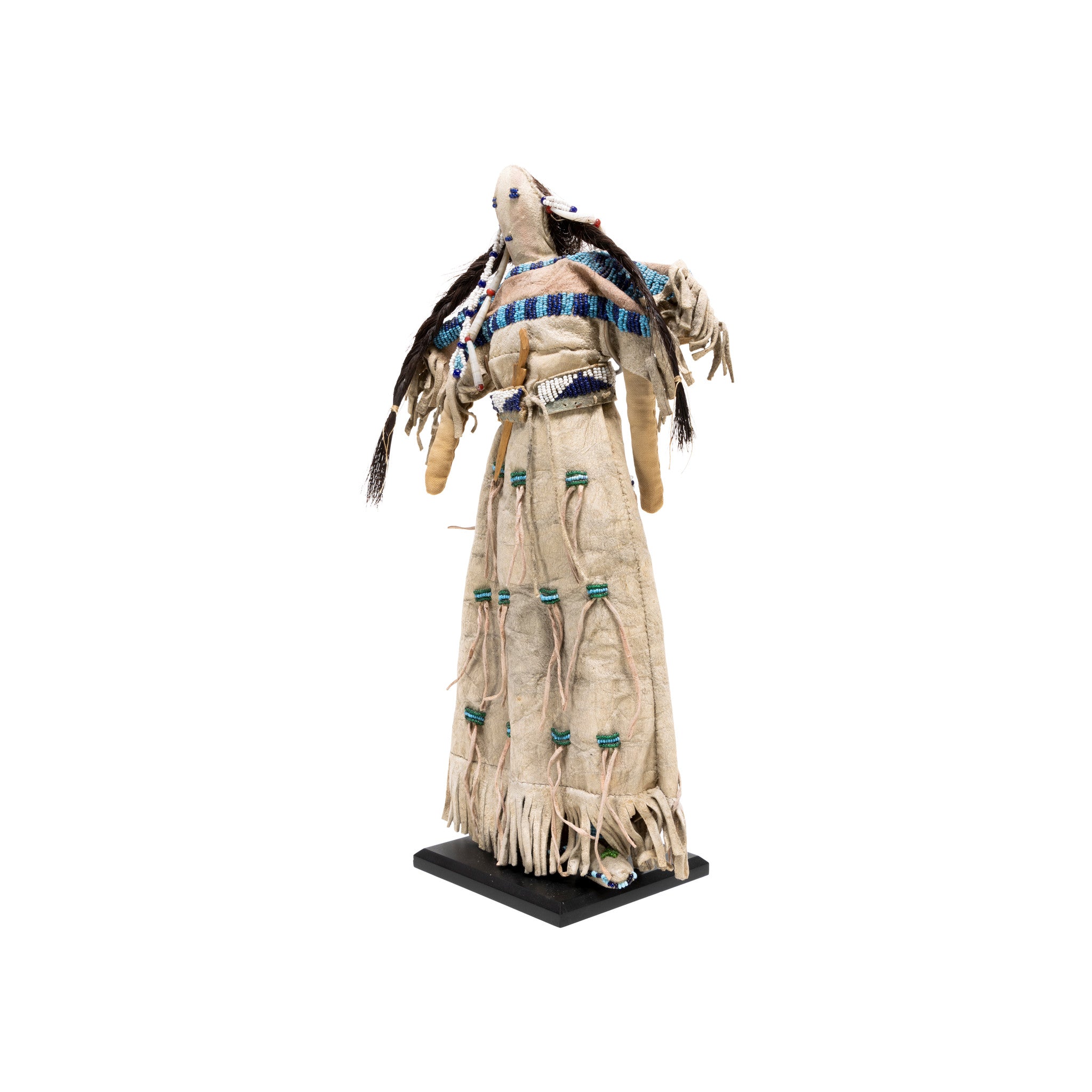 Sioux Hide Beaded Doll