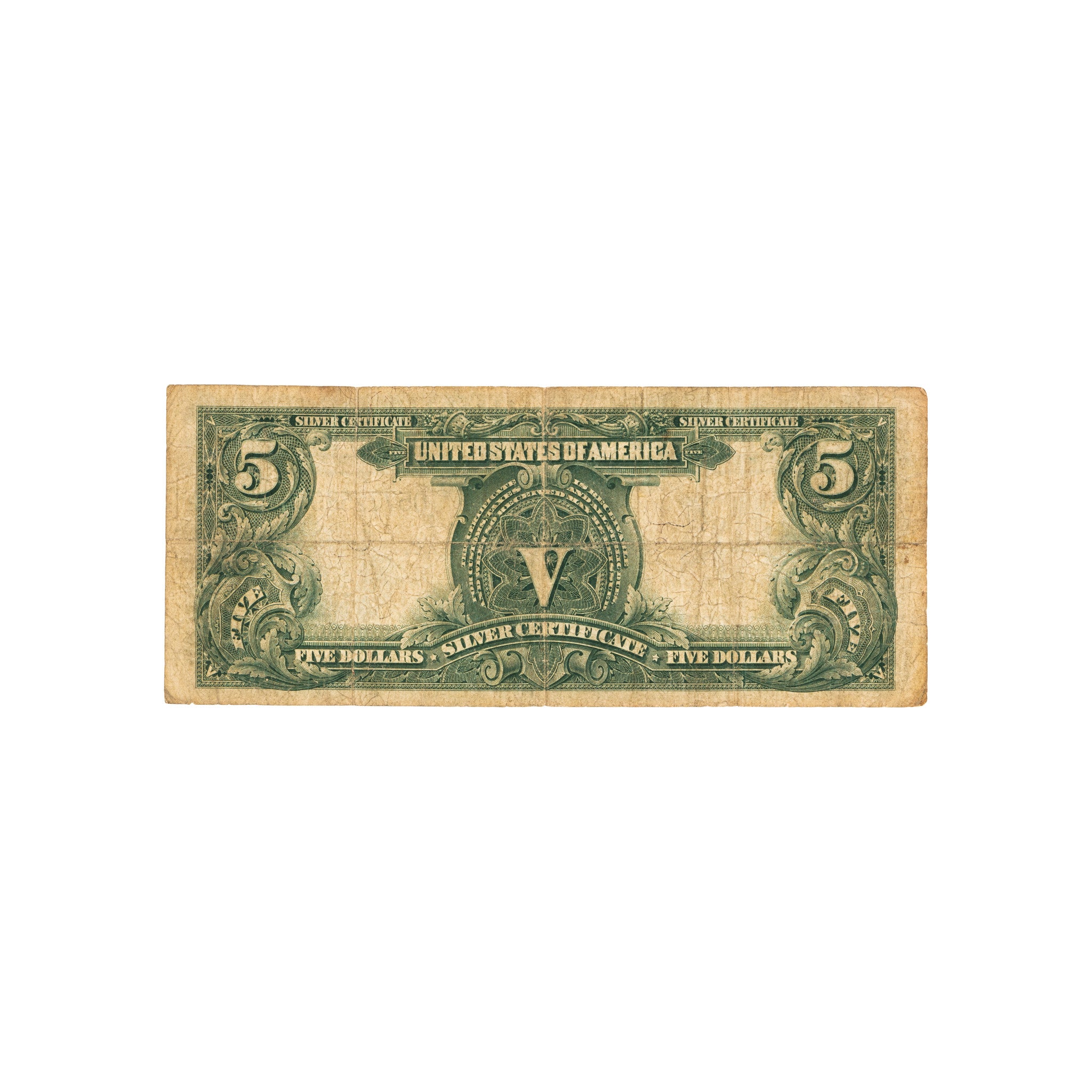 US 1899 Silver Certificate $5 Indian Chief
