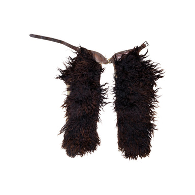 Black Wooly Angora Chaps, Western, Garment, Chaps