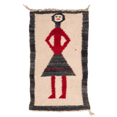 Navajo Yei Pictorial, Native, Weaving, Wall Hanging