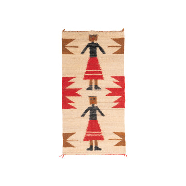 Navajo Yei Pictorial, Native, Weaving, Wall Hanging