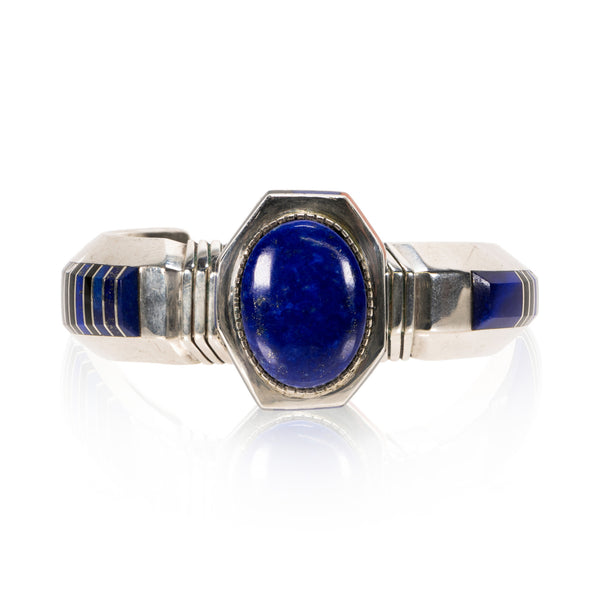 Navajo Lapis Bracelet, Jewelry, Bracelet, Native